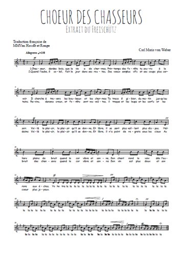 Choeur des chasseurs